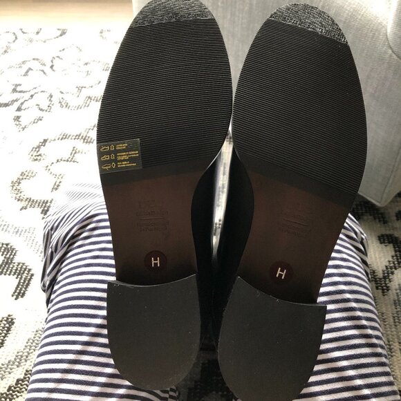 Duo Boots Classic Over The Knee Leather Boots with Back Zipper Black Size 40 - Picture 7 of 8